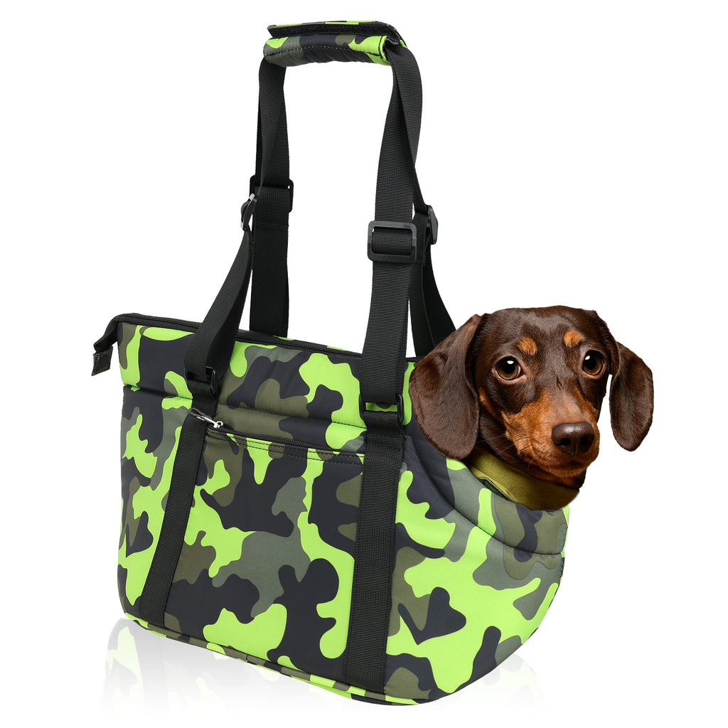 Fashionable Practical Comfortable Dog Shoulder Carrier Tote Bag - Small Size (Ideal for dog/cat below 4kg/9lbs)