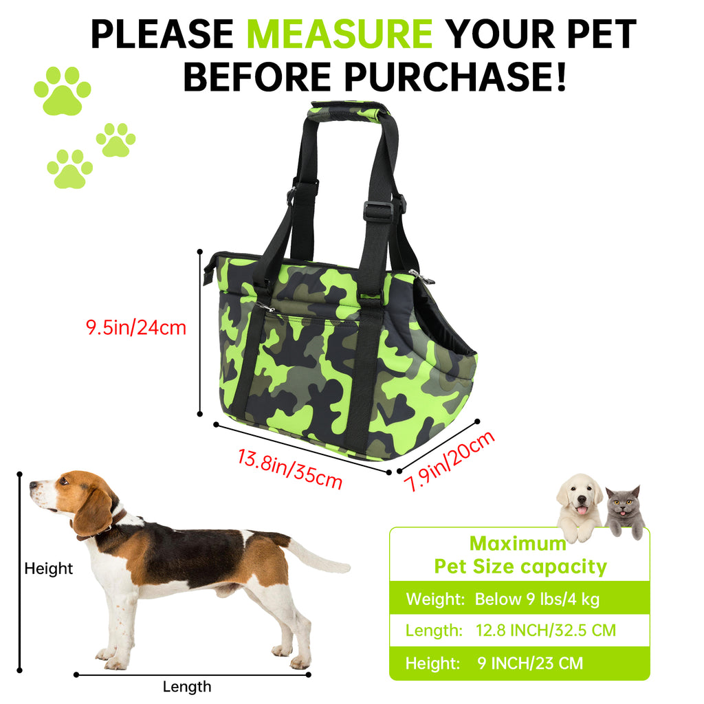 Fashionable Practical Comfortable Dog Shoulder Carrier Tote Bag - Large Size (Ideal for dog/cat below 7kg/15.5lbs)