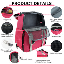 Dog Cat Carrier Backpack for Hiking and Urban Carrying – (Ideal for dog/cat below 7kg/15.5lbs)