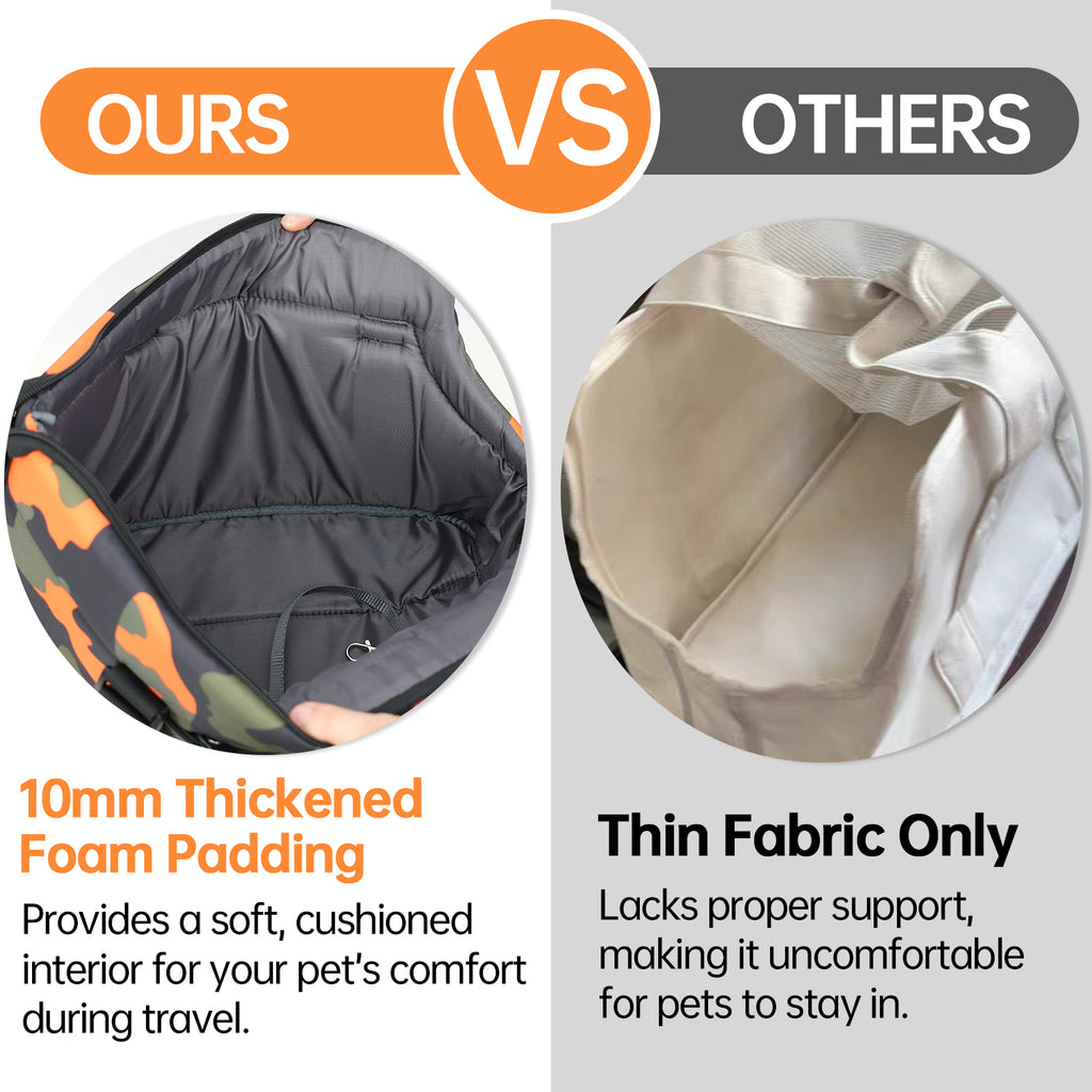 Fashionable Practical Comfortable Dog Shoulder Carrier Tote Bag - Small Size (Ideal for dog/cat below 4kg/9lbs)