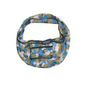 Camouflage-patterned waist bag on a white background