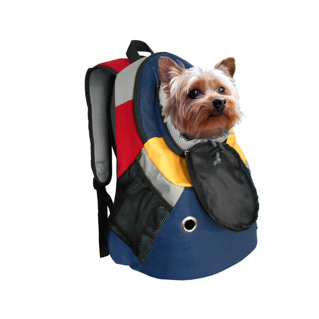 Dog Cat Carrier Mesh Outdoor Backpack - Large Size (Ideal for dog/cat below 7kg/15.5lbs)