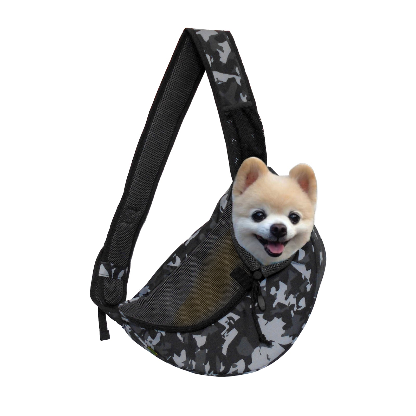Dog Cat Carrier Mesh Outdoor Shoulder Bag - Medium Size (Ideal for dog/cat below 4.5kg/10lbs)