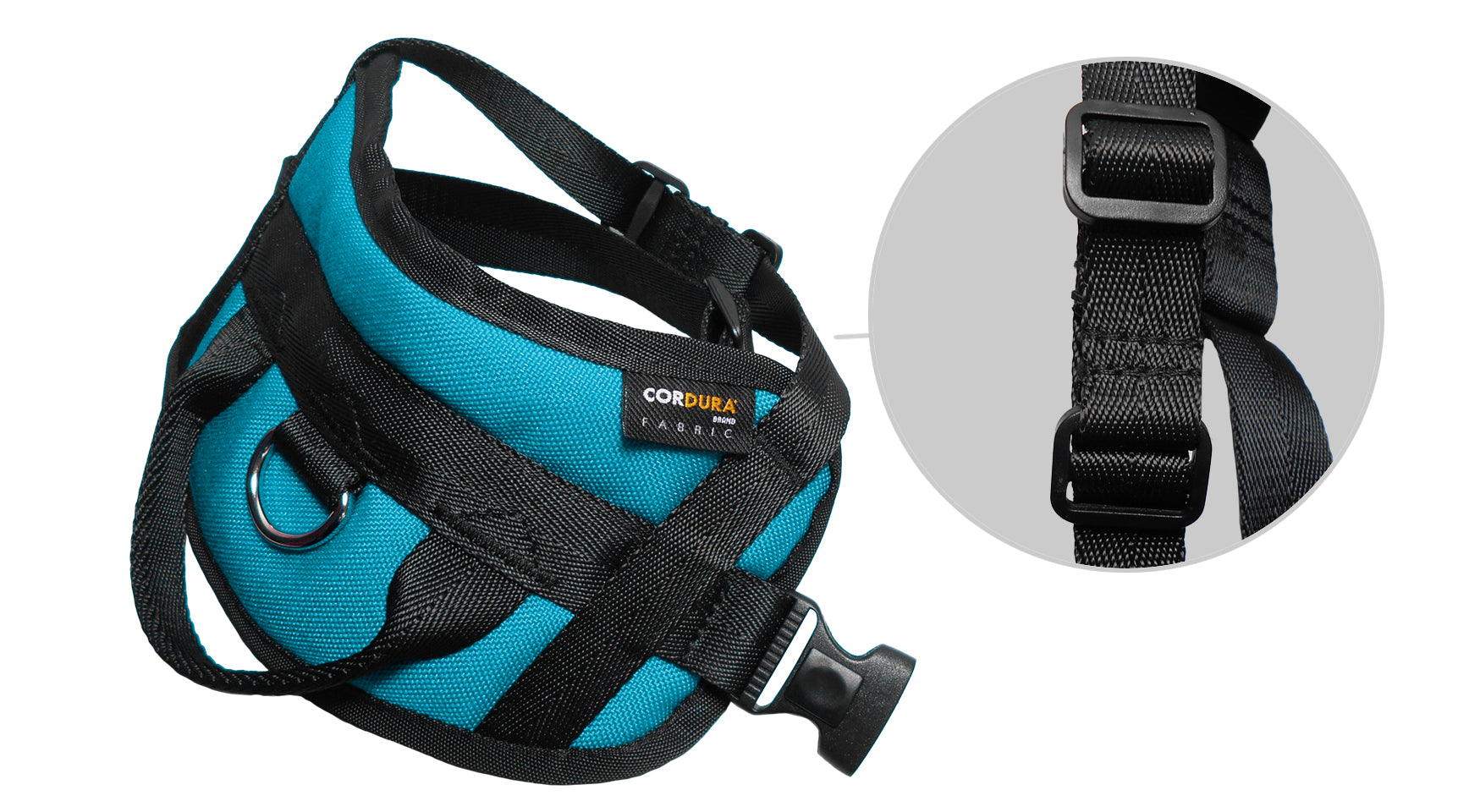 1000D Nylon Dog Vest Harness for girth 12"-15"