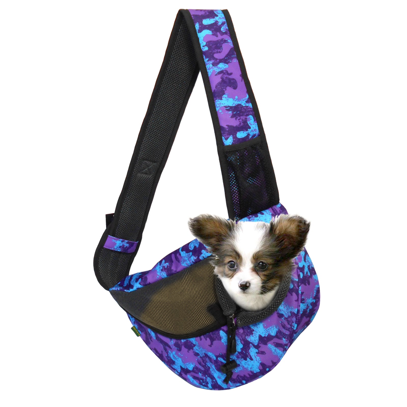 Dog Cat Carrier Mesh Outdoor Shoulder Bag - Medium Size (Ideal for dog/cat below 4.5kg/10lbs)