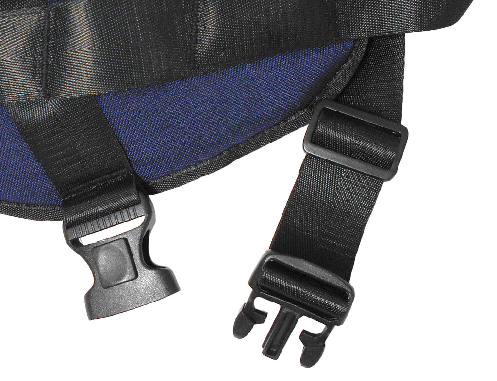 1000D Cordura Nylon Dog Vest Harness With Car Safety Seat Belts For Dog Girth 15" -21"