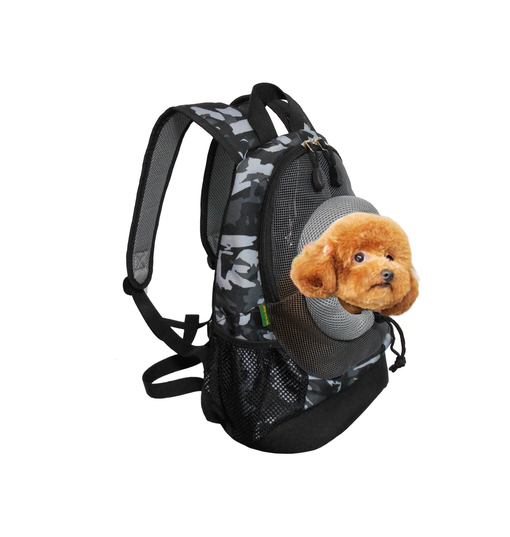 Dog Cat Carrier Mesh Outdoor Backpack - Medium Size (Ideal for dog/cat below 5.5kg/12lbs)