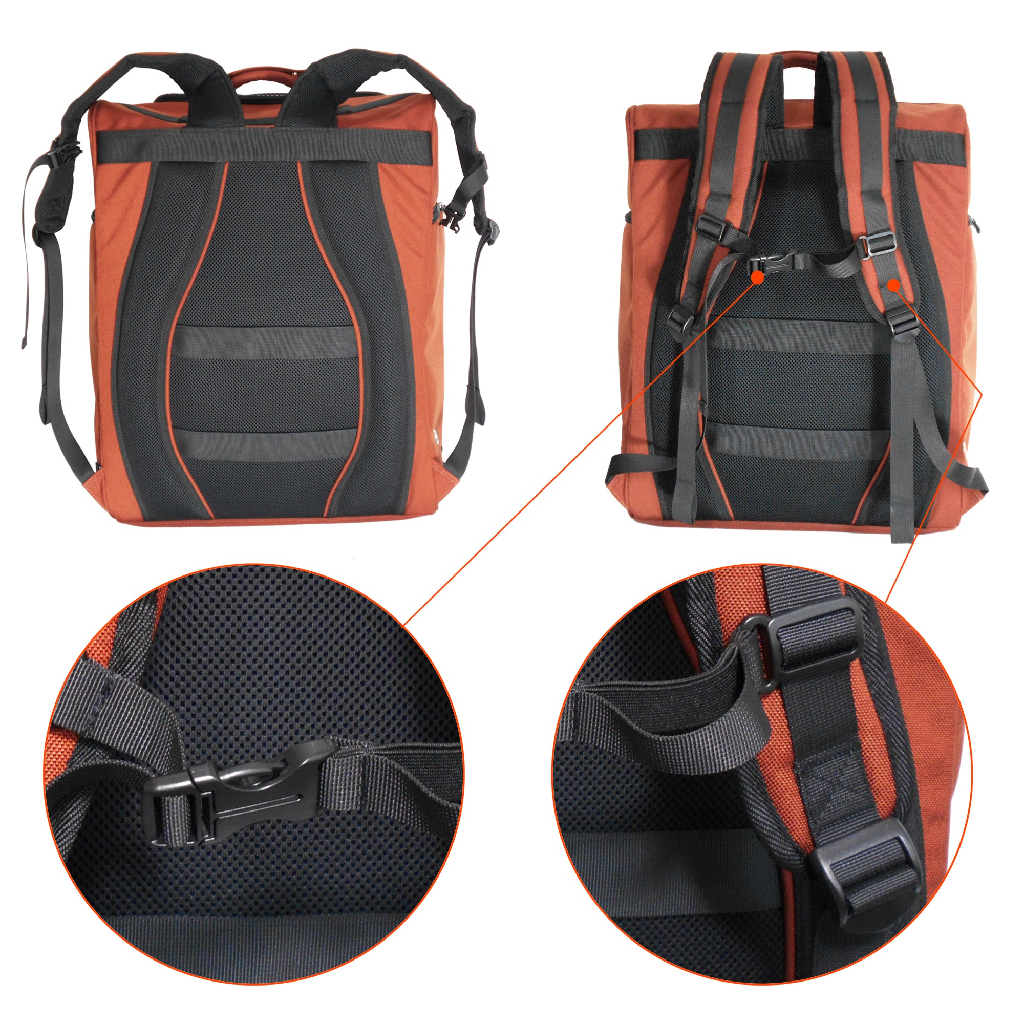 Cordura Nylon Dog Carrier Backpack With Car Seat Belt Attachment – (Ideal for dog/cat below 10kgs/22lbs)