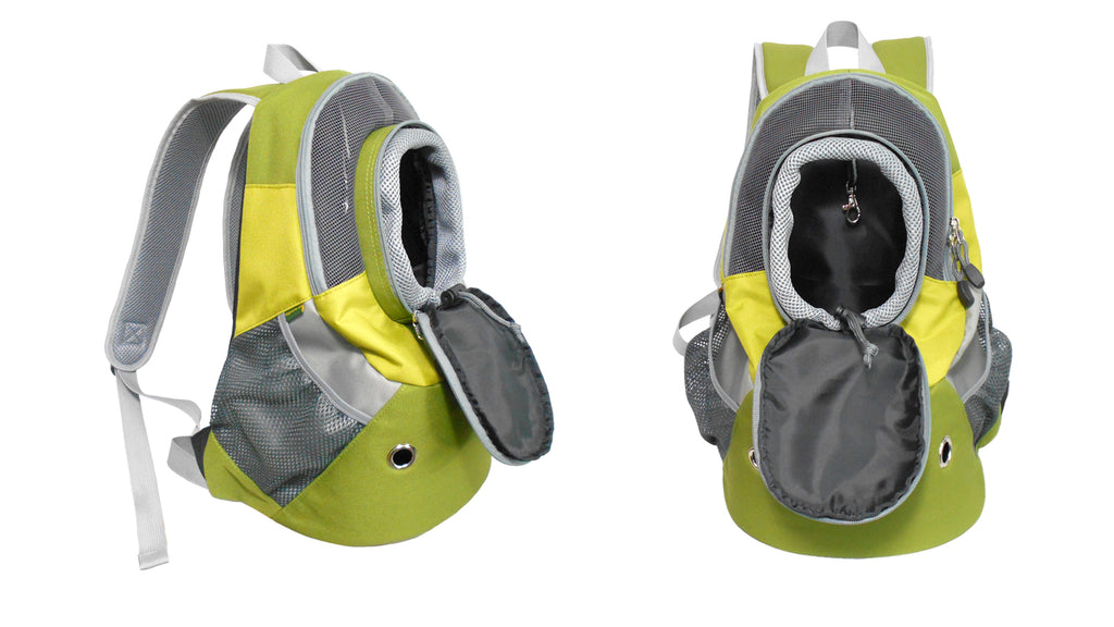 Dog Cat Carrier Mesh Outdoor Backpack - Large Size (Ideal for dog/cat below 7kg/15.5lbs)