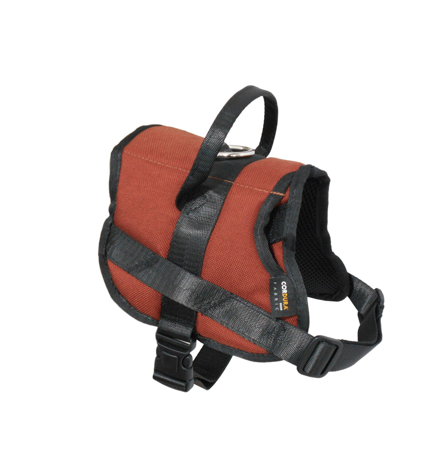 1000D Cordura Nylon Dog Vest Harness With Car Safety Seat Belts For Dog Girth 19"-25"