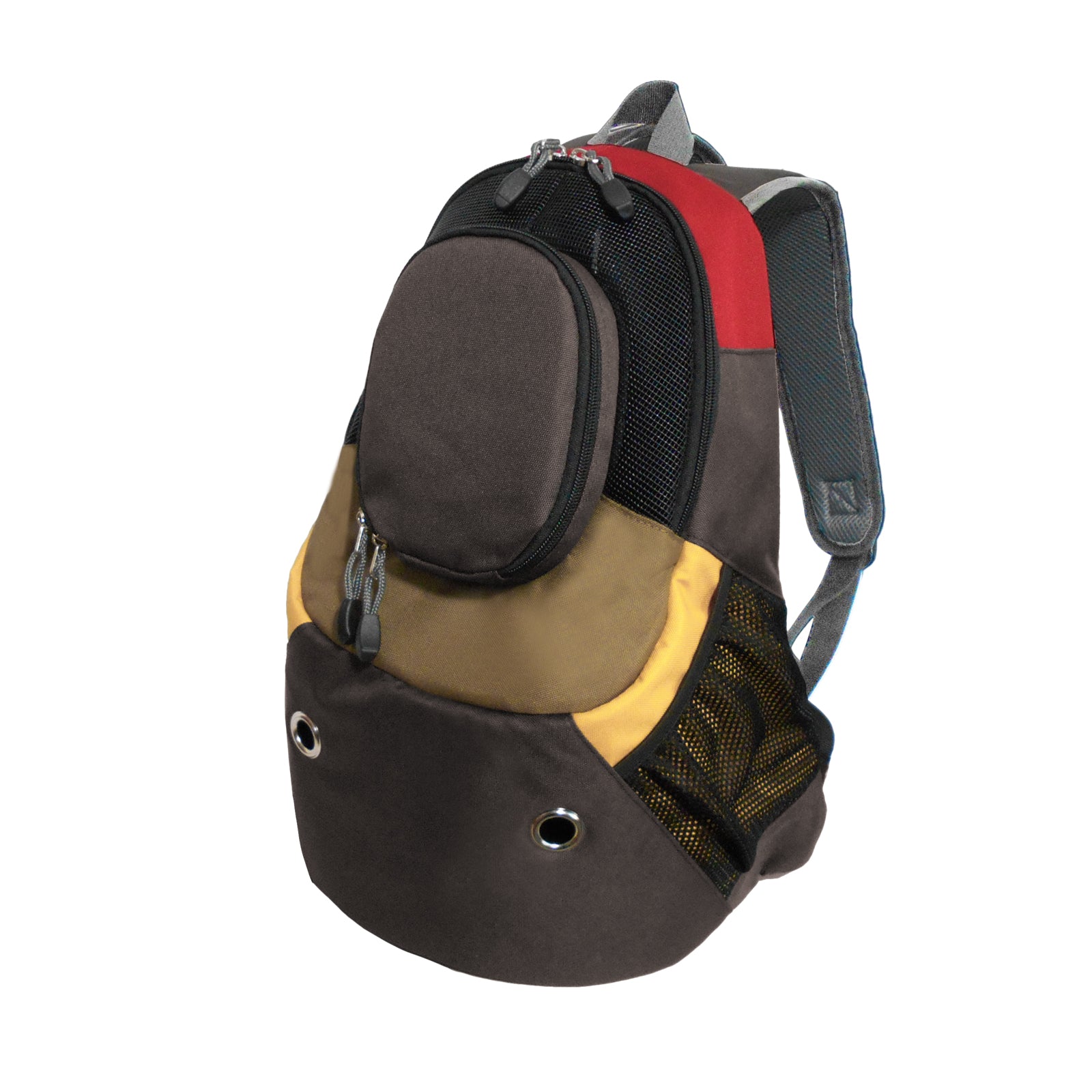 Dog Cat Carrier Mesh Outdoor Backpack - Large Size (Ideal for dog/cat below 7kg/15.5lbs)
