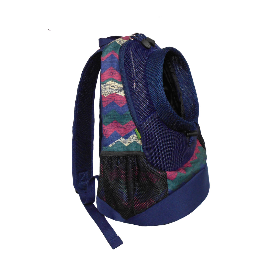 Dog Cat Carrier Mesh Outdoor Backpack - Medium Size (Ideal for dog/cat below 5.5kg/12lbs)