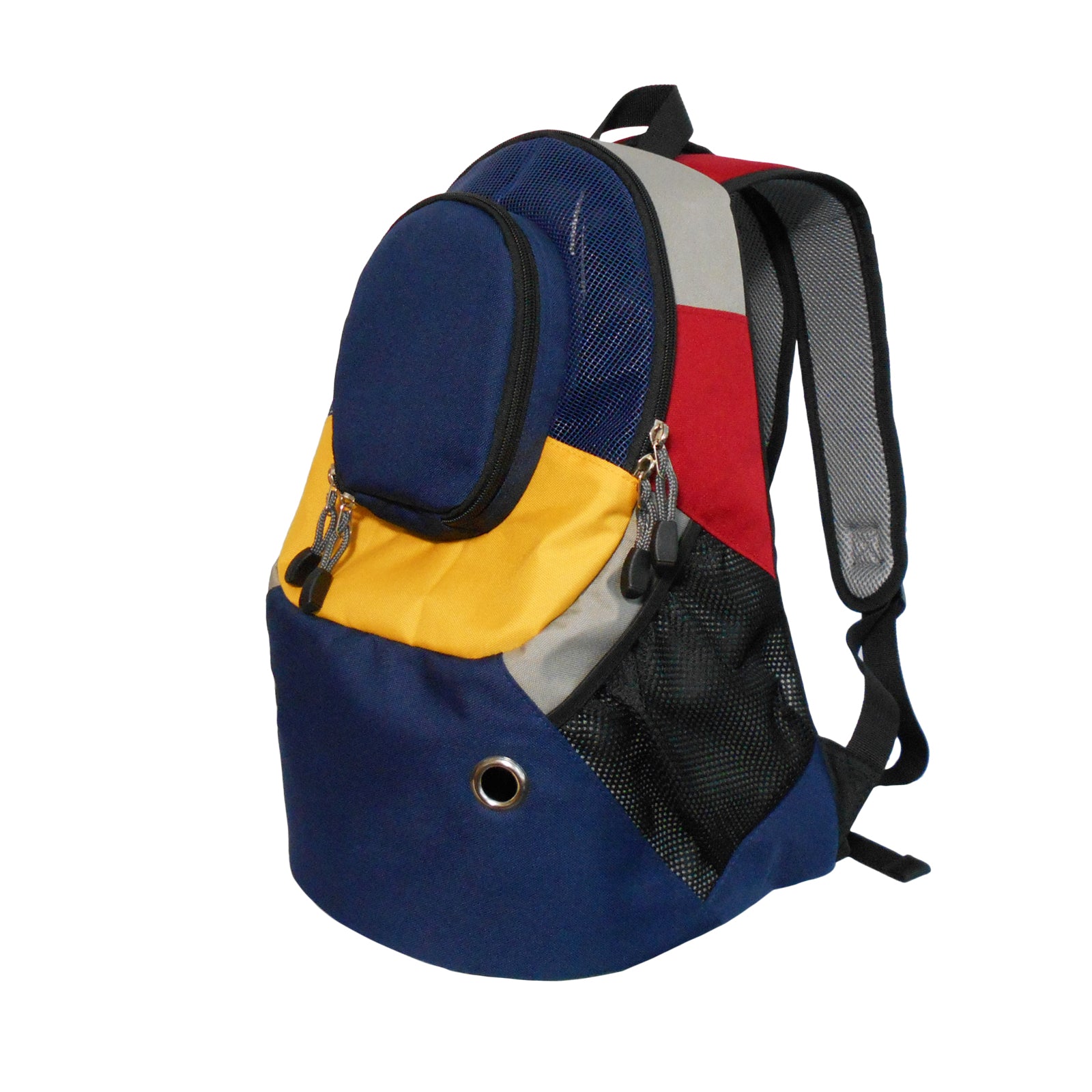Dog Cat Carrier Mesh Outdoor Backpack - Medium Size (Ideal for dog/cat below 5.5kg/12lbs)