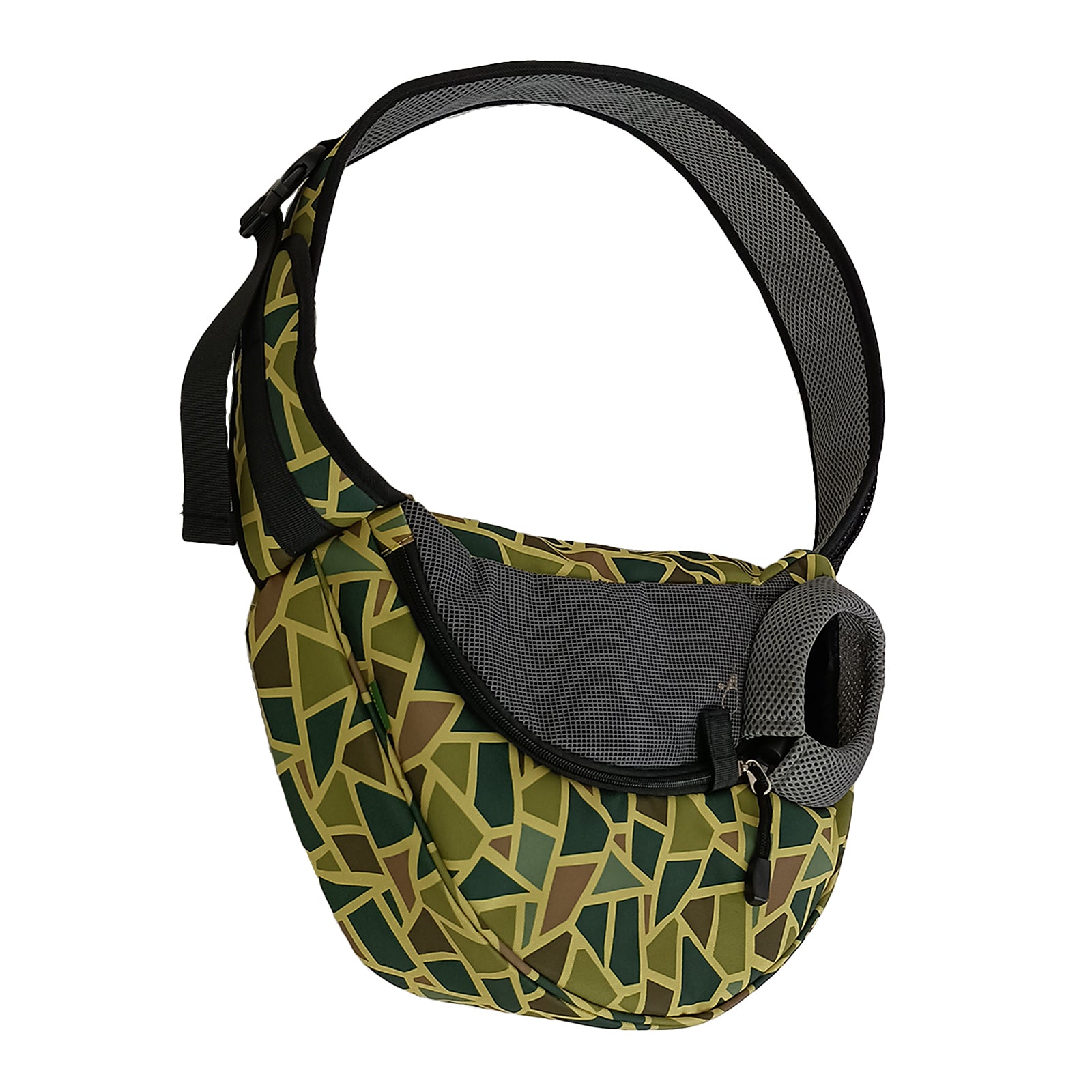 Dog Cat Carrier Mesh Outdoor Shoulder Bag - Small Size (Ideal for dog/cat below 3kg/6.5lbs)