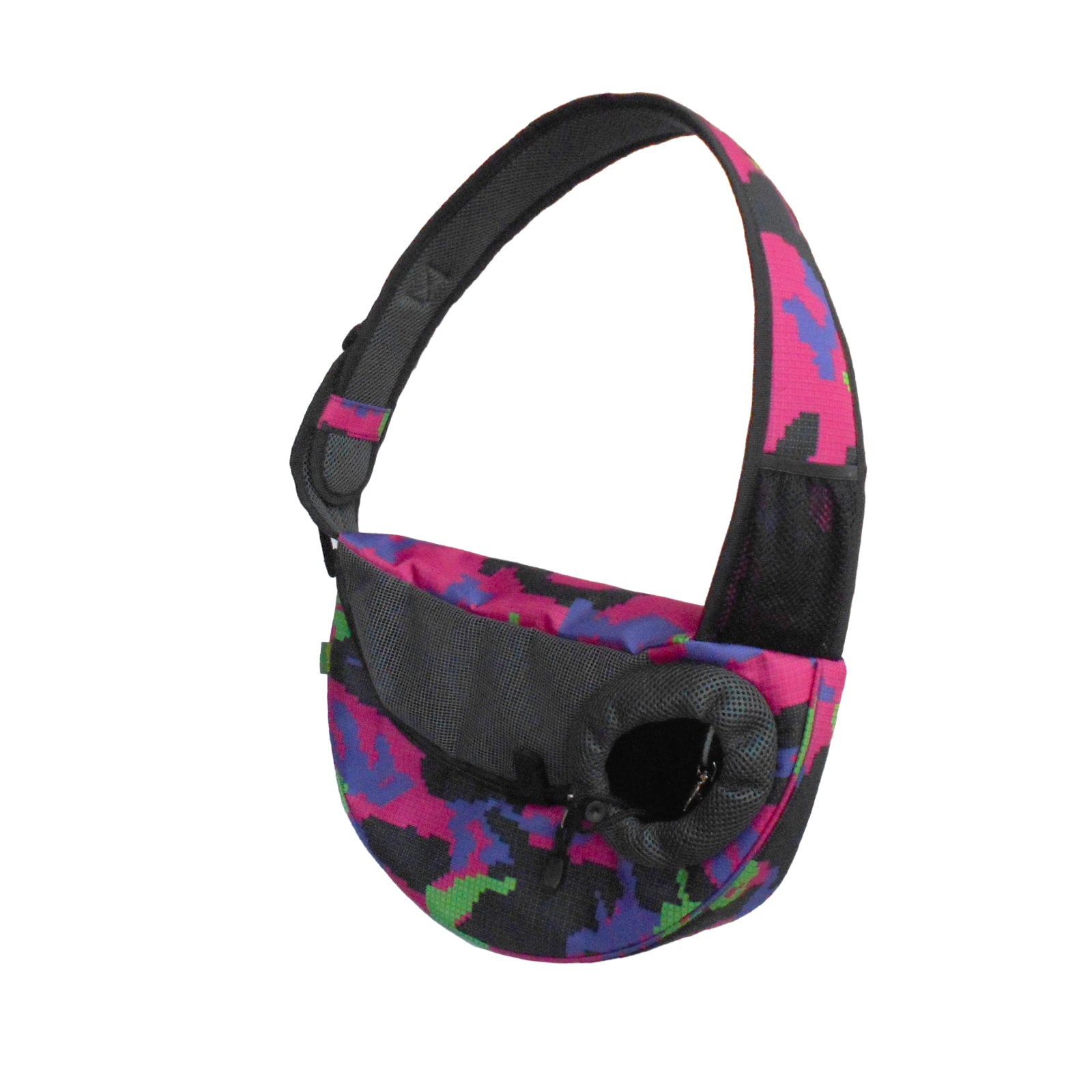 Dog Cat Carrier Mesh Outdoor Shoulder Bag - Medium Size (Ideal for dog/cat below 4.5kg/10lbs)