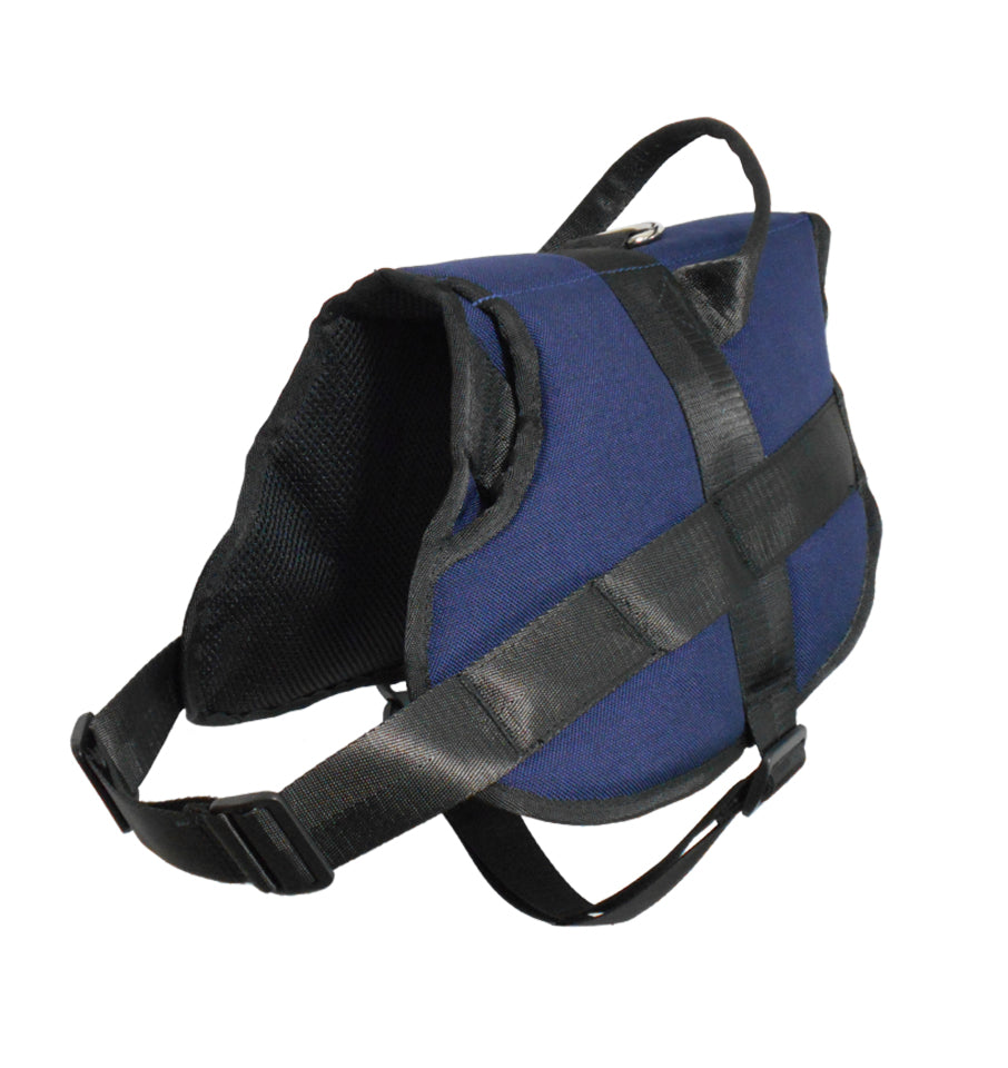 1000D Cordura Nylon Dog Vest Harness With Car Safety Seat Belts For Dog Girth 25"-34"