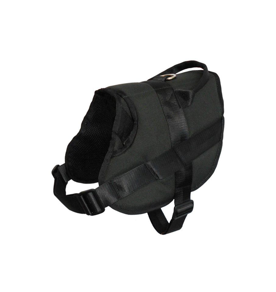 1000D Cordura Nylon Dog Vest Harness With Car Safety Seat Belts For Dog Girth 23"-32"