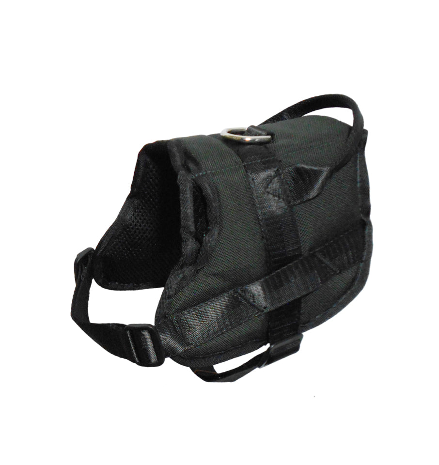 1000D Cordura Nylon Dog Vest Harness With Car Safety Seat Belts For Dog Girth 19"-25"