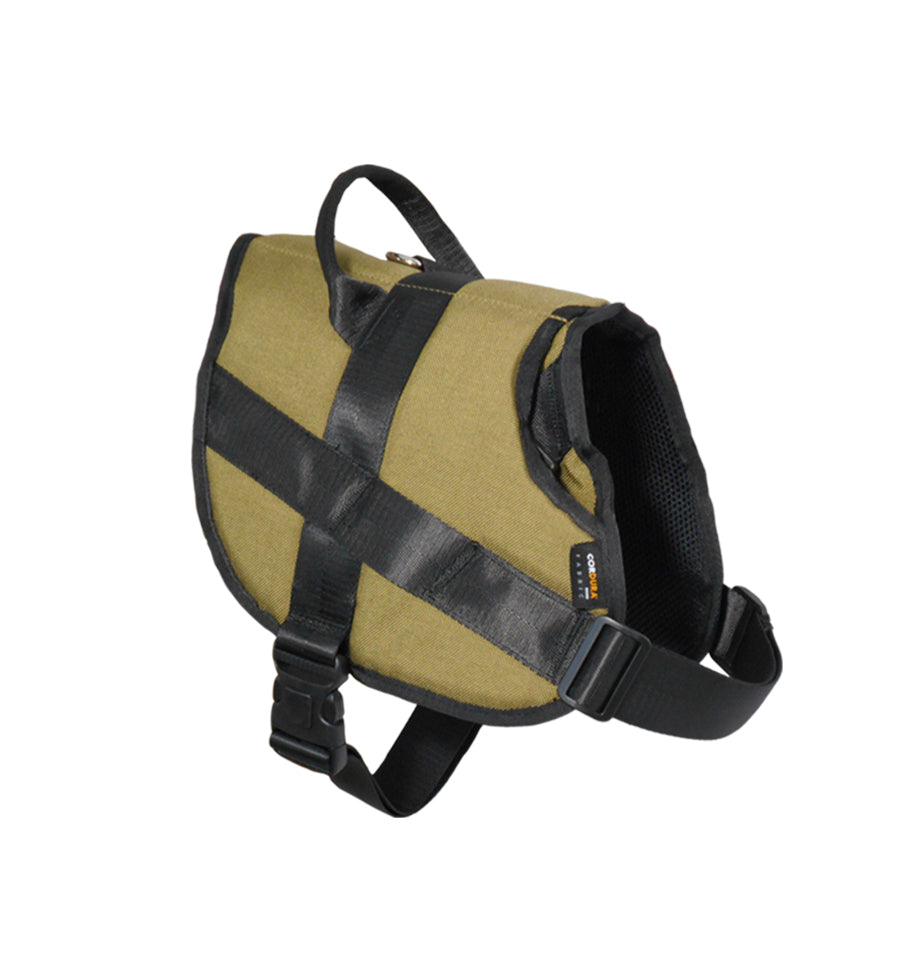 1000D Cordura Nylon Dog Vest Harness With Car Safety Seat Belts For Dog Girth 25"-34"