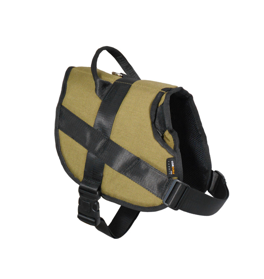 1000D Cordura Nylon Dog Vest Harness With Car Safety Seat Belts For Dog Girth 15" -21"