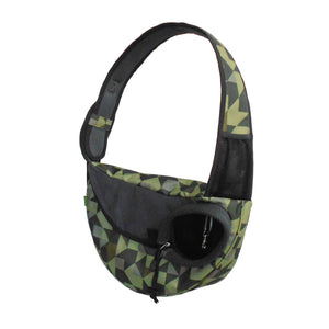 Dog Cat Carrier Mesh Outdoor Shoulder Bag - Medium Size (Ideal for dog/cat below 4.5kg/10lbs)