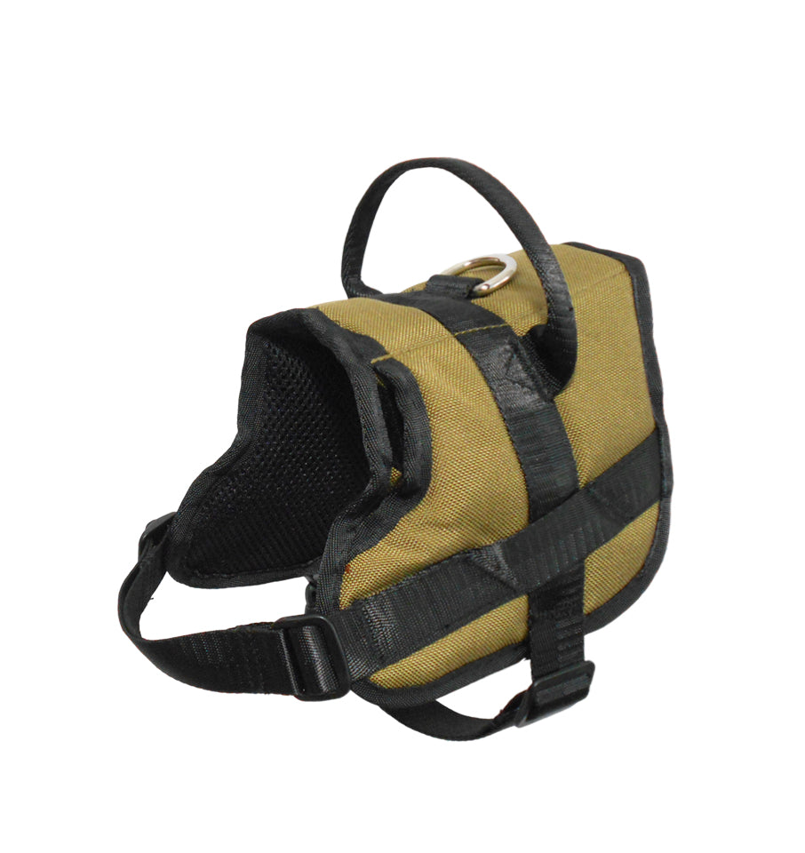 1000D Cordura Nylon Dog Vest Harness With Car Safety Seat Belts For Dog Girth 19"-25"