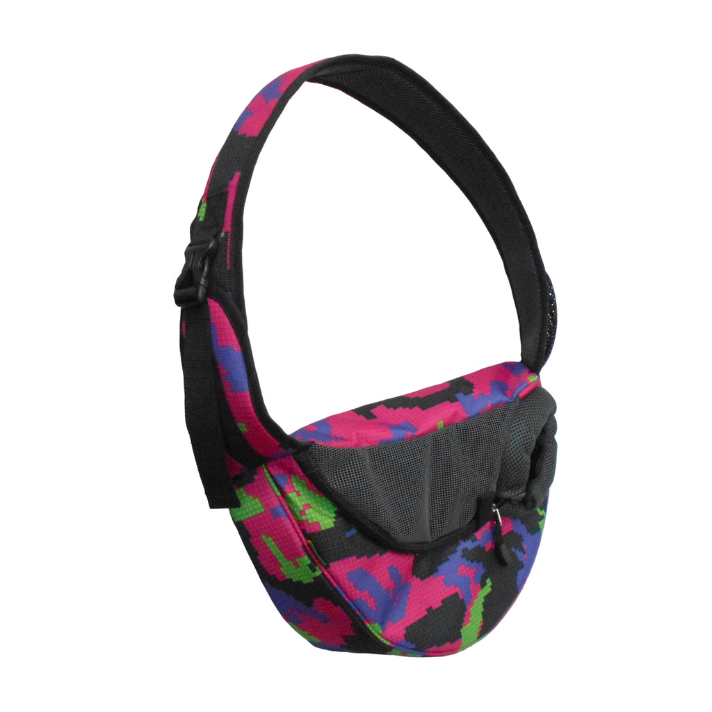 Dog Cat Carrier Mesh Outdoor Shoulder Bag - Small Size (Ideal for dog/cat below 3kg/6.5lbs)