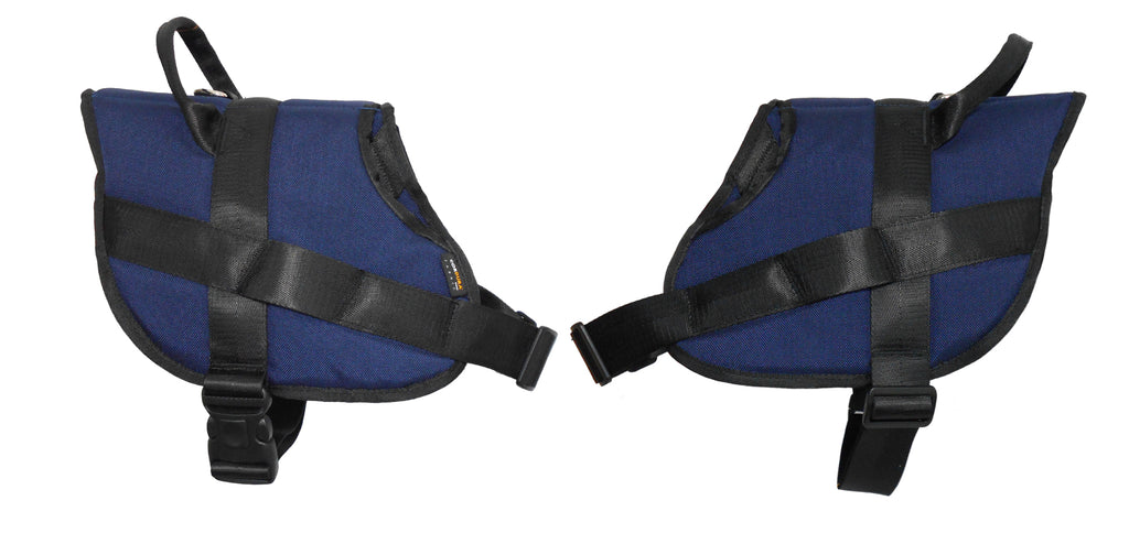 1000D Cordura Nylon Dog Vest Harness With Car Safety Seat Belts For Dog Girth 15" -21"