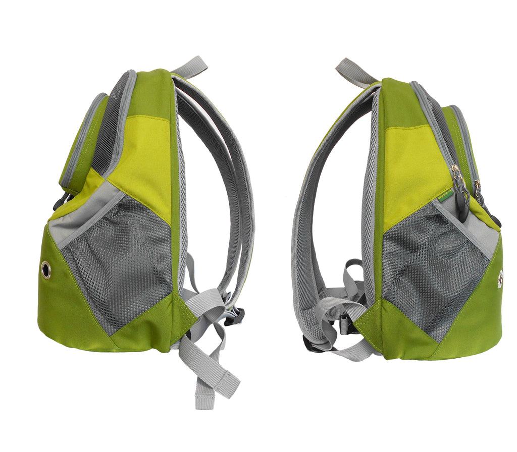 Dog Cat Carrier Mesh Outdoor Backpack - Medium Size (Ideal for dog/cat below 5.5kg/12lbs)