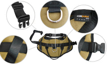 1000D Cordura Nylon Dog Vest Harness With Car Safety Seat Belts For Dog Girth 19"-25"