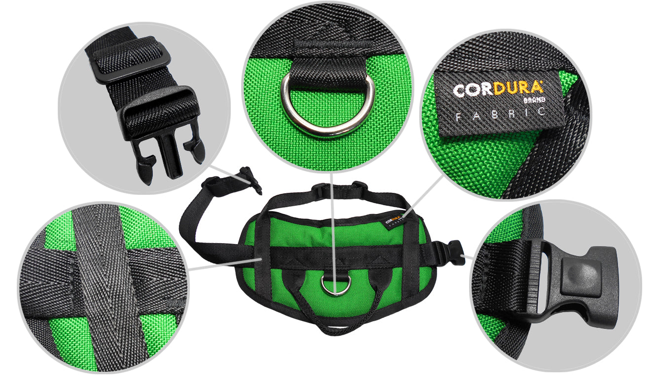 1000D Nylon Dog Vest Harness for girth 12"-15"