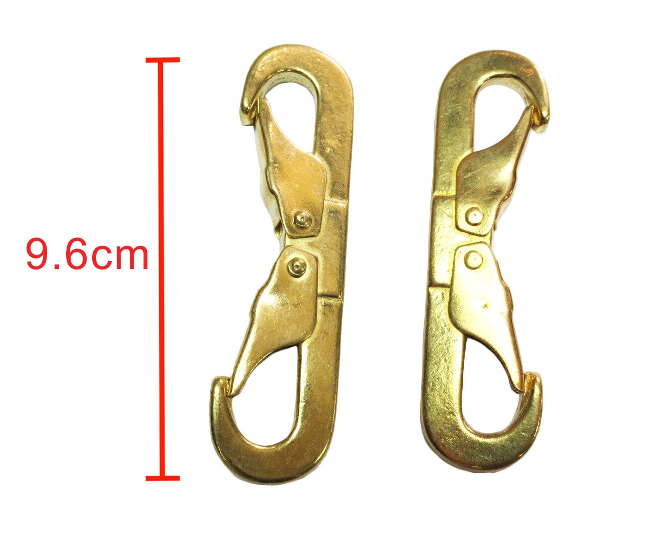 Double-End Solid Brass Cap Snap (2pcs)