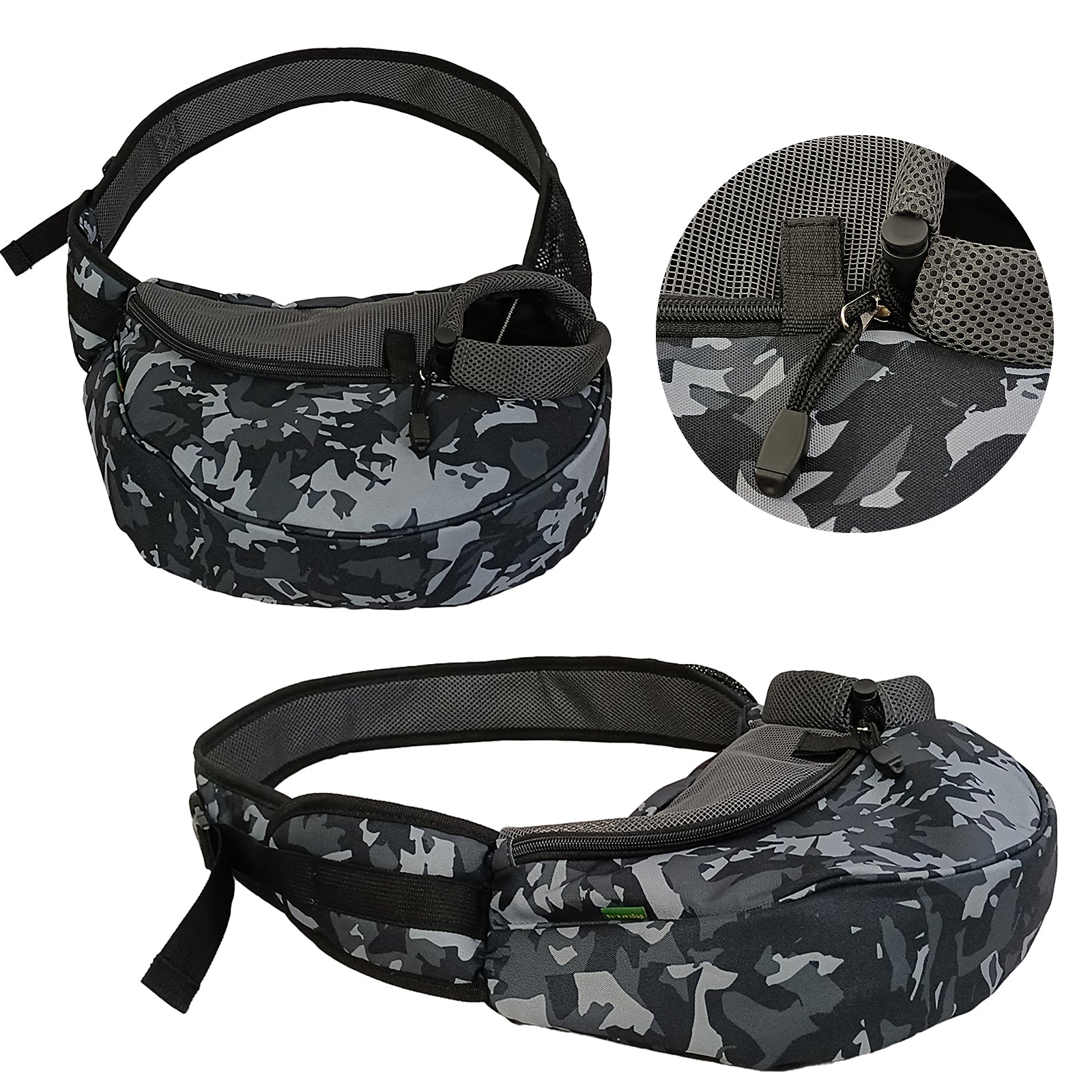 Dog Cat Carrier Mesh Outdoor Shoulder Bag - Small Size (Ideal for dog/cat below 3kg/6.5lbs)