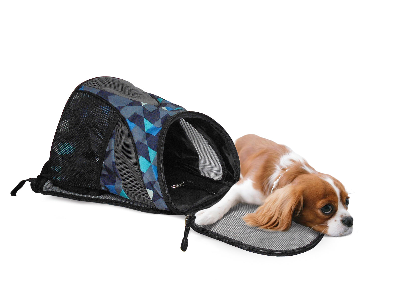 Dog Cat Carrier Mesh Outdoor Basket Backpack - Medium Size (Ideal for dog/cat below 5.5kg/12lbs)