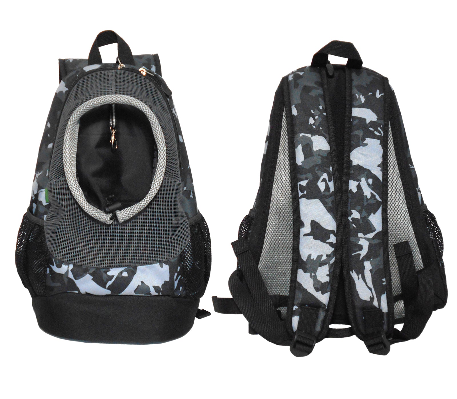 Dog Cat Carrier Mesh Outdoor Backpack - Medium Size (Ideal for dog/cat below 5.5kg/12lbs)