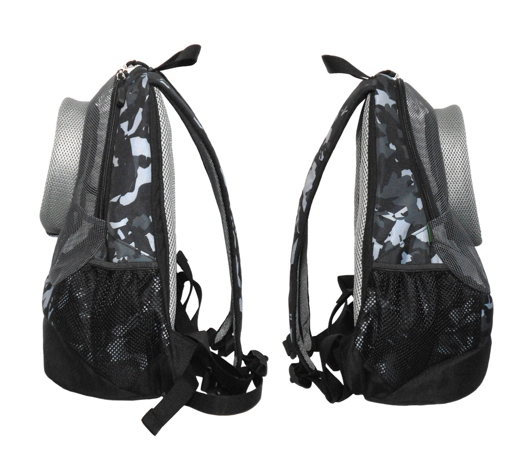 Dog Cat Carrier Mesh Outdoor Backpack - Medium Size (Ideal for dog/cat below 5.5kg/12lbs)