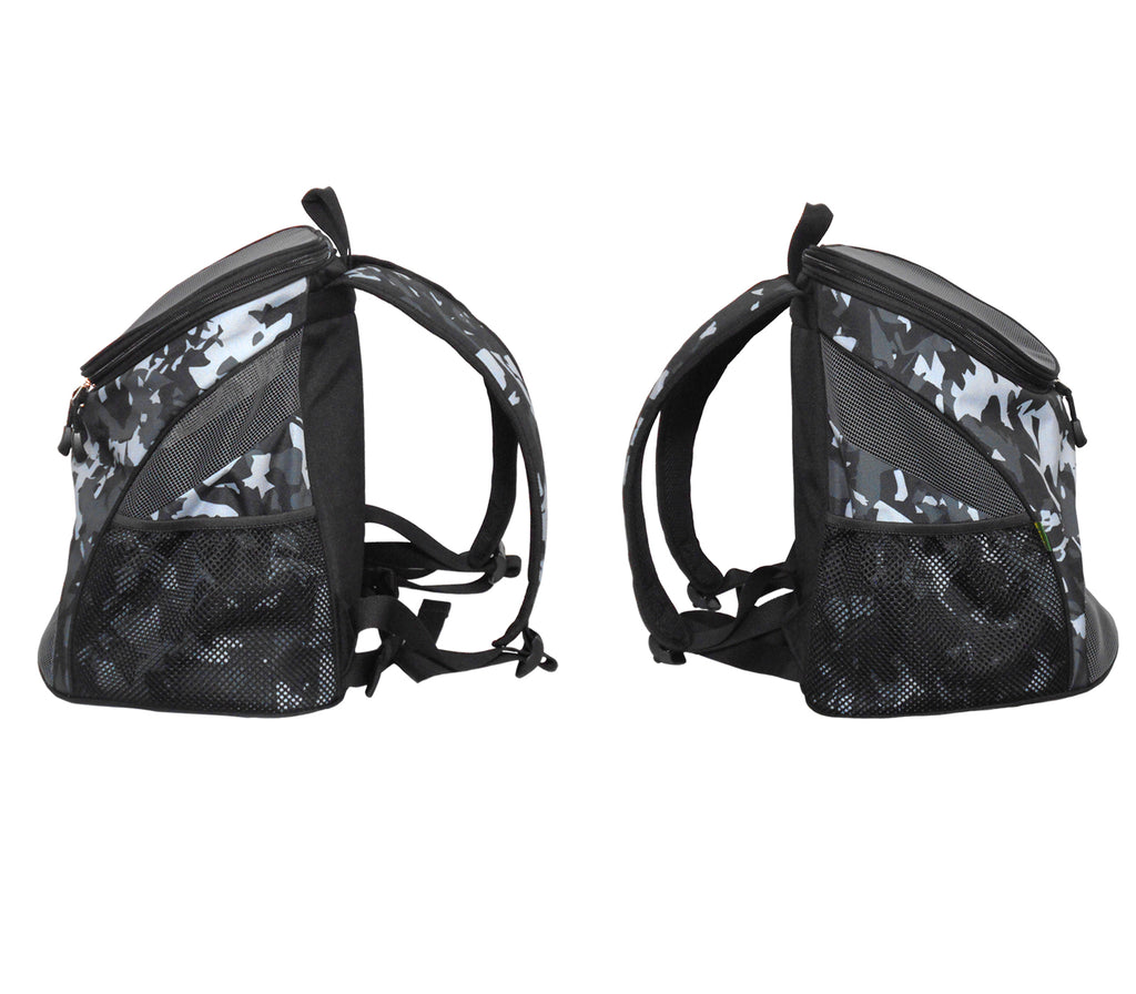 Dog Cat Carrier Mesh Outdoor Basket Backpack - Large Size (Ideal for dog/cat below 7.5kg/16.5lbs)