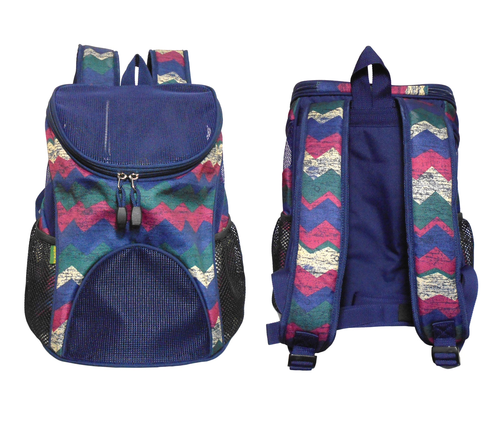 Dog Cat Carrier Mesh Outdoor Basket Backpack - Medium Size (Ideal for dog/cat below 5.5kg/12lbs)