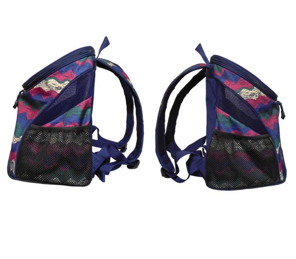Dog Cat Carrier Mesh Outdoor Basket Backpack - Medium Size (Ideal for dog/cat below 5.5kg/12lbs)