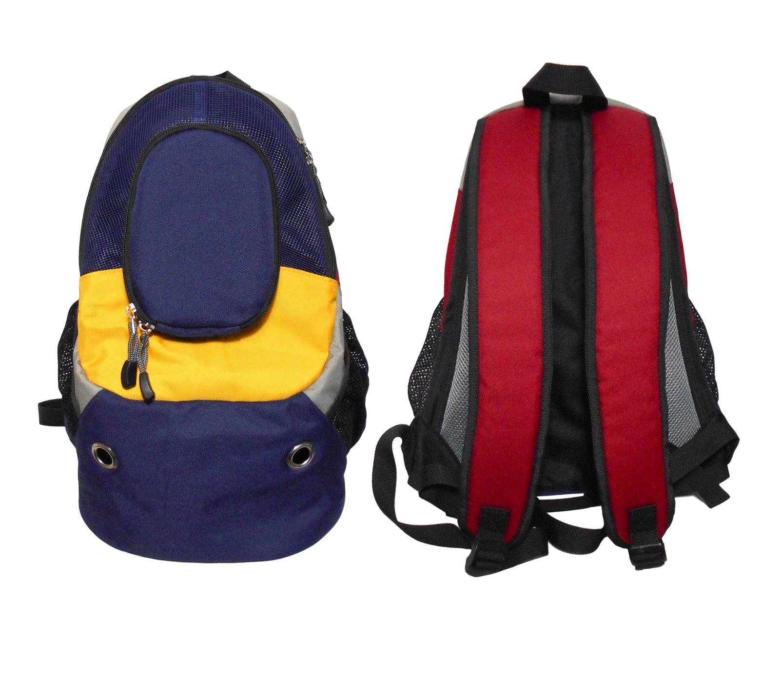 Dog Cat Carrier Mesh Outdoor Backpack - Medium Size (Ideal for dog/cat below 5.5kg/12lbs)