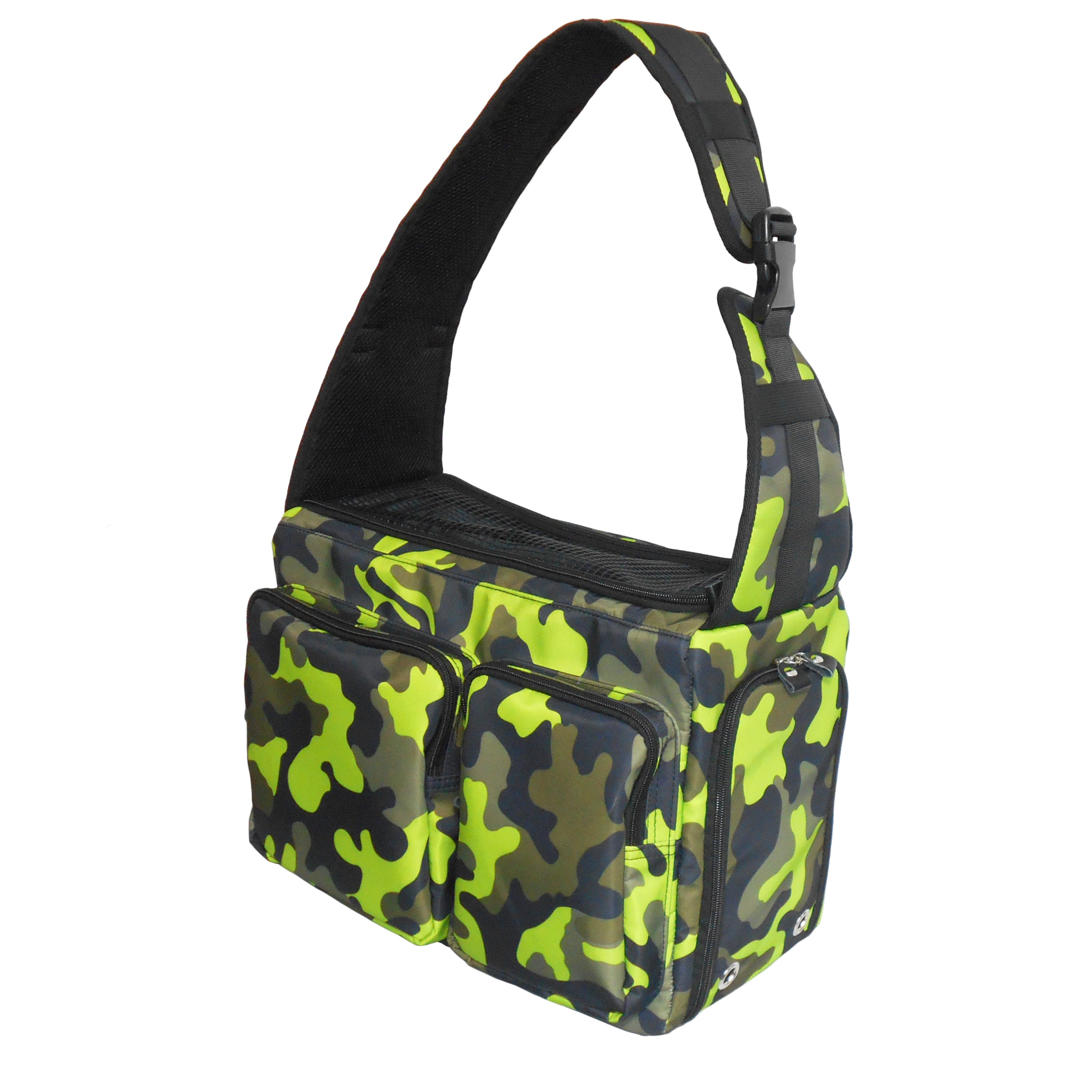 Dog Cat Pet Carrier Sling Bag Puppy Hands-free Crossbody Shoulder Bag w/ Leash-(Ideal for dog/cat below 7kgs/15lbs)