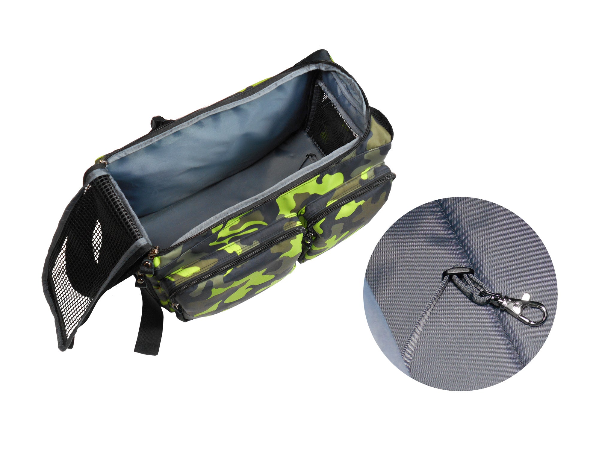 Dog Cat Pet Carrier Sling Bag Puppy Hands-free Crossbody Shoulder Bag w/ Leash-(Ideal for dog/cat below 7kgs/15lbs)