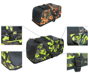 Dog Carrier Pet Shoulder Bag Car Safety Belt Attachment Puppy Cat Travel Bed Air-(Ideal for dog/cat below 7kgs/15.4lbs)
