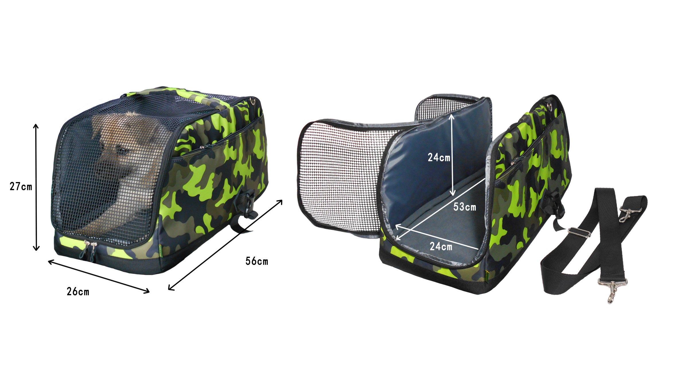 Dog Carrier Pet Shoulder Bag Car Safety Belt Attachment Puppy Cat Travel Bed Air-(Ideal for dog/cat below 7kgs/15.4lbs)