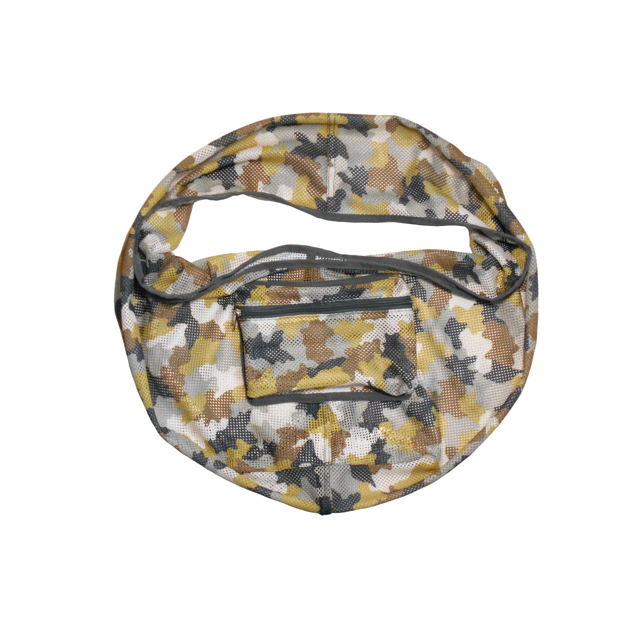 Foldable Camouflage Mesh Dog & Cat Sling Carrier Bag – XXS (under 3kg / 6.5lbs)