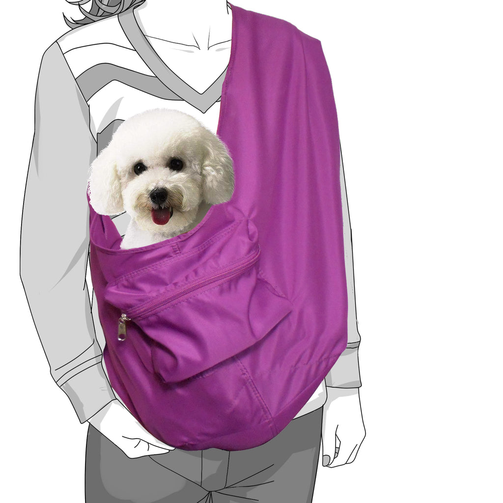 Foldable Twill Dog & Cat Sling Carrier Bag – M (5–7kg / 11–15.5lbs)
