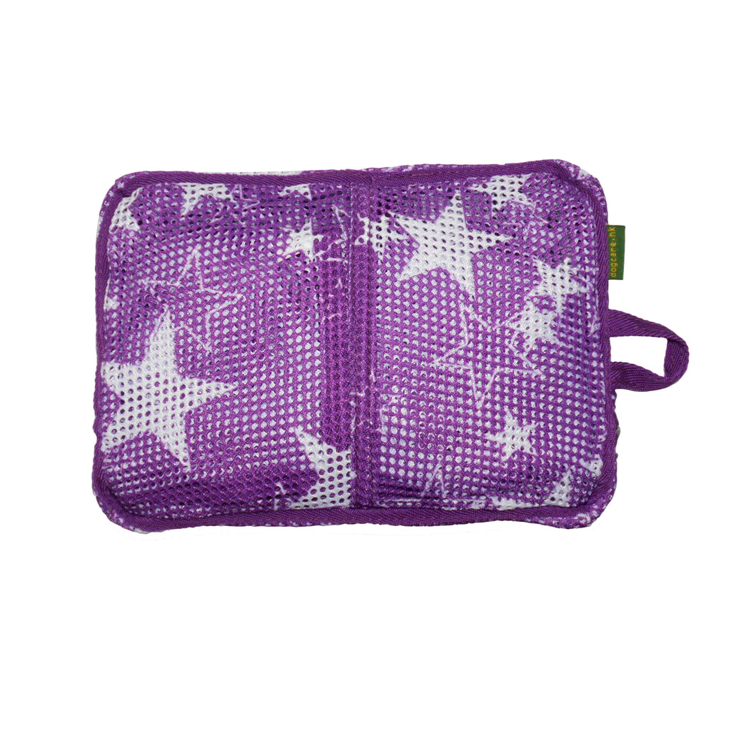 Foldable Star Print Mesh Dog & Cat Sling Carrier Bag – M (5–7kg / 11–15.5lbs)