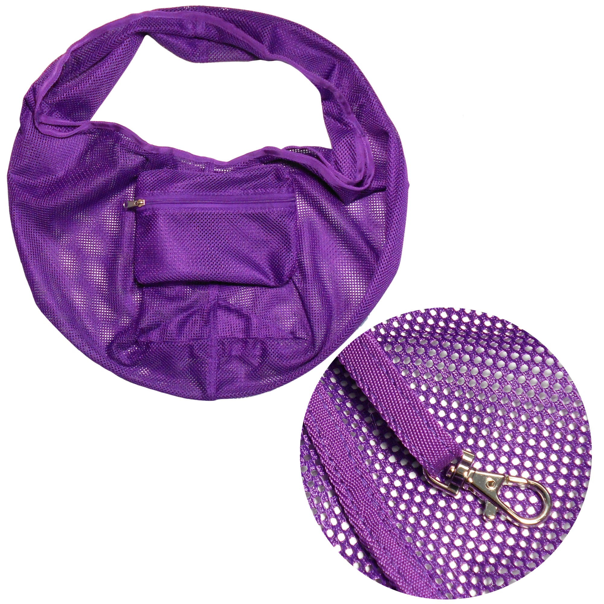 Foldable Mesh Dog & Cat Sling Carrier Bag – S (3–5kg / 6.6–11lbs)