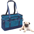 Mesh Pet Dog Cat Travel Carriers Pet Totes Bag Doggy Basket Doggie Handbag Puppy-(Ideal for dog/cat below 5kgs /11lbs)