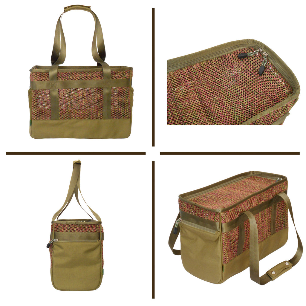Mesh Pet Dog Cat Travel Carriers Pet Totes Bag Doggy Basket Doggie Handbag Puppy-(Ideal for dog/cat below 5kgs /11lbs)